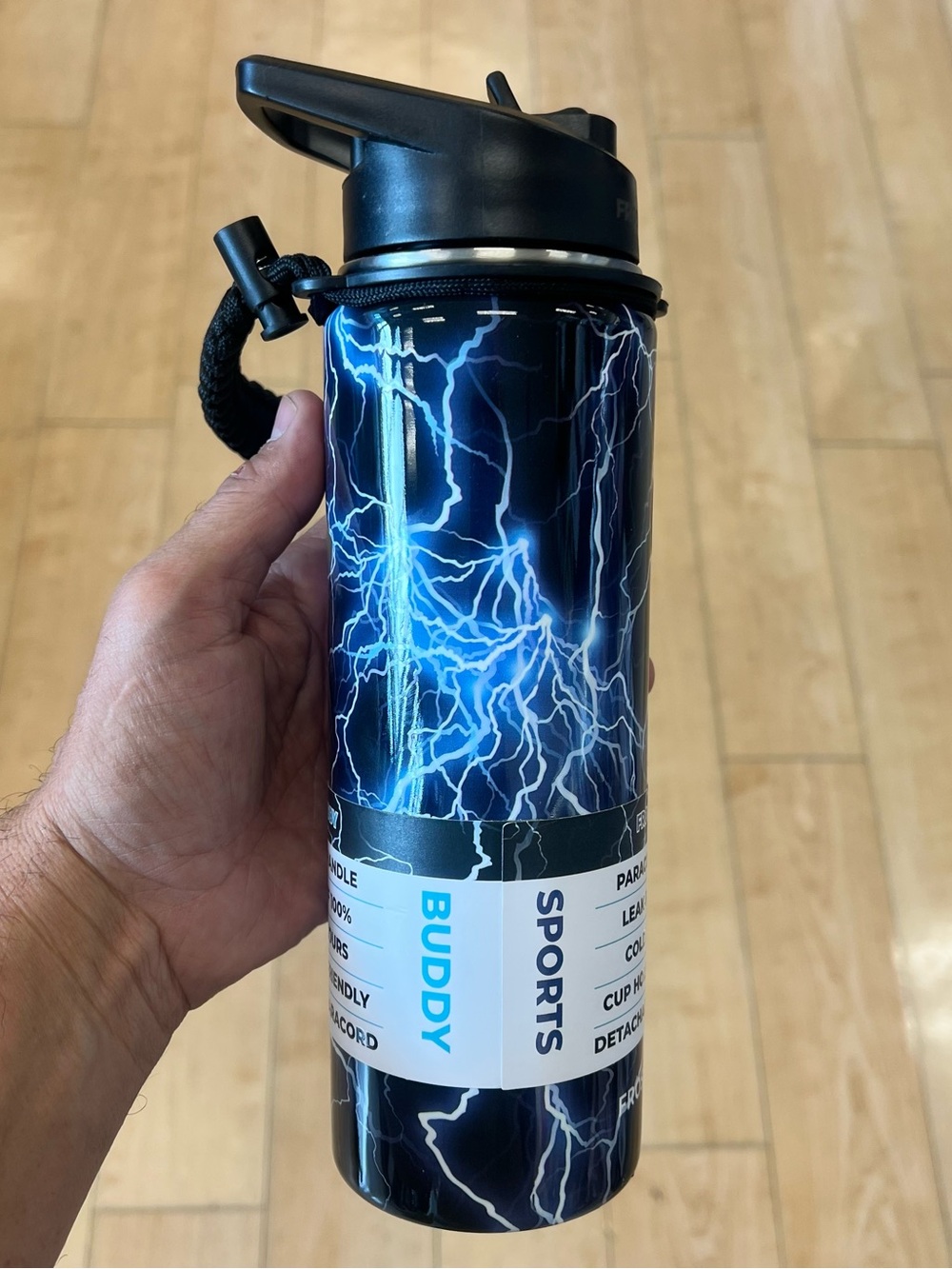 FROST BUDDY Lightning Print 24on Water Bottle Tumbler with Handle